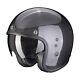 Scorpion Belfast Carbon Evo Solid Jet Helmet (Black/Carbon) Size M (57)