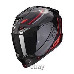 Scorpion EXO-1400 Evo Carbon Air Kydra Helmet (Black/Carbon/Red) SizeL(59)