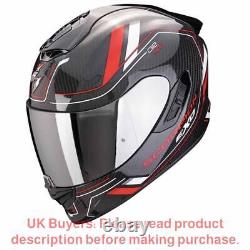 Scorpion EXO-1400 Evo II Carbon Air Mirage Black Red White Full Face Helmet