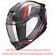 Scorpion EXO-1400 Evo II Carbon Air Mirage Black Red White Full Face Helmet