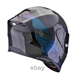 Scorpion EXO-R1 Evo Carbon Air Rally Racing Helmet (Black/Chameleon) Gr L (59)