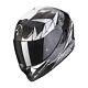 Scorpion Exo-1400 EVO Carbon Air Aranea Helmet (Black/Carbon/White) SizeM(57)