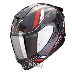 Scorpion Exo-1400 Evo 2 Carbon Air Mirage Helmet (Black/Red/White) Size L