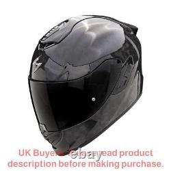 Scorpion Exo-1400 Evo II Air Onyx Carbon Solid Black Full Face Helmet New