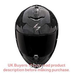 Scorpion Exo-1400 Evo II Air Onyx Carbon Solid Black Full Face Helmet New