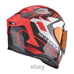 Scorpion Exo-R1 EVO Carbon Air Supra Helmet (Black/Red/White) SizeL(59)