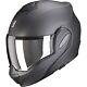Scorpion Flip up Helmet Exo-Tech Evo Carbon Solid M Motorcycle Helmet Matte