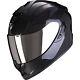 Scorpion Motorcycle Helmet L EXO-1400 Evo 2 II Carbon Air Solid Black