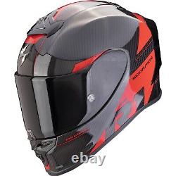 Scorpion Motorcycle Helmet L EXO-R1 Evo Carbon Air Rally Black-Red