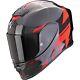 Scorpion Motorcycle Helmet M EXO-R1 Evo Carbon Air Rally Black-Red