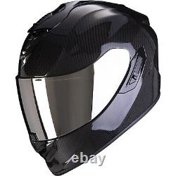 Scorpion Motorcycle Helmet S EXO-1400 Evo 2 II Carbon Air Solid Black