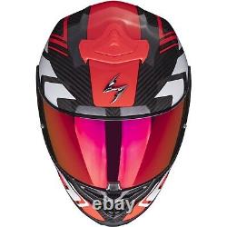 Scorpion Motorcycle Helmet Size XL EXO-R1 Evo Carbon Air Supra Black-Red