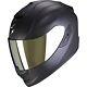 Scorpion Motorcycle Helmet XS EXO-1400 Evo 2 II Carbon Air Solid Black Matte