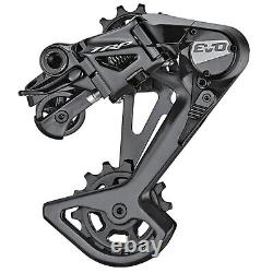 TRP EVO 12 Rear Bike Derailleur Black (Carbon Fibre Cage, Easy Wheel Change)