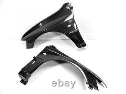 VS Style Carbon Fiber GT Front Vented Fender Kits For Mitsubishi EVO 8 9